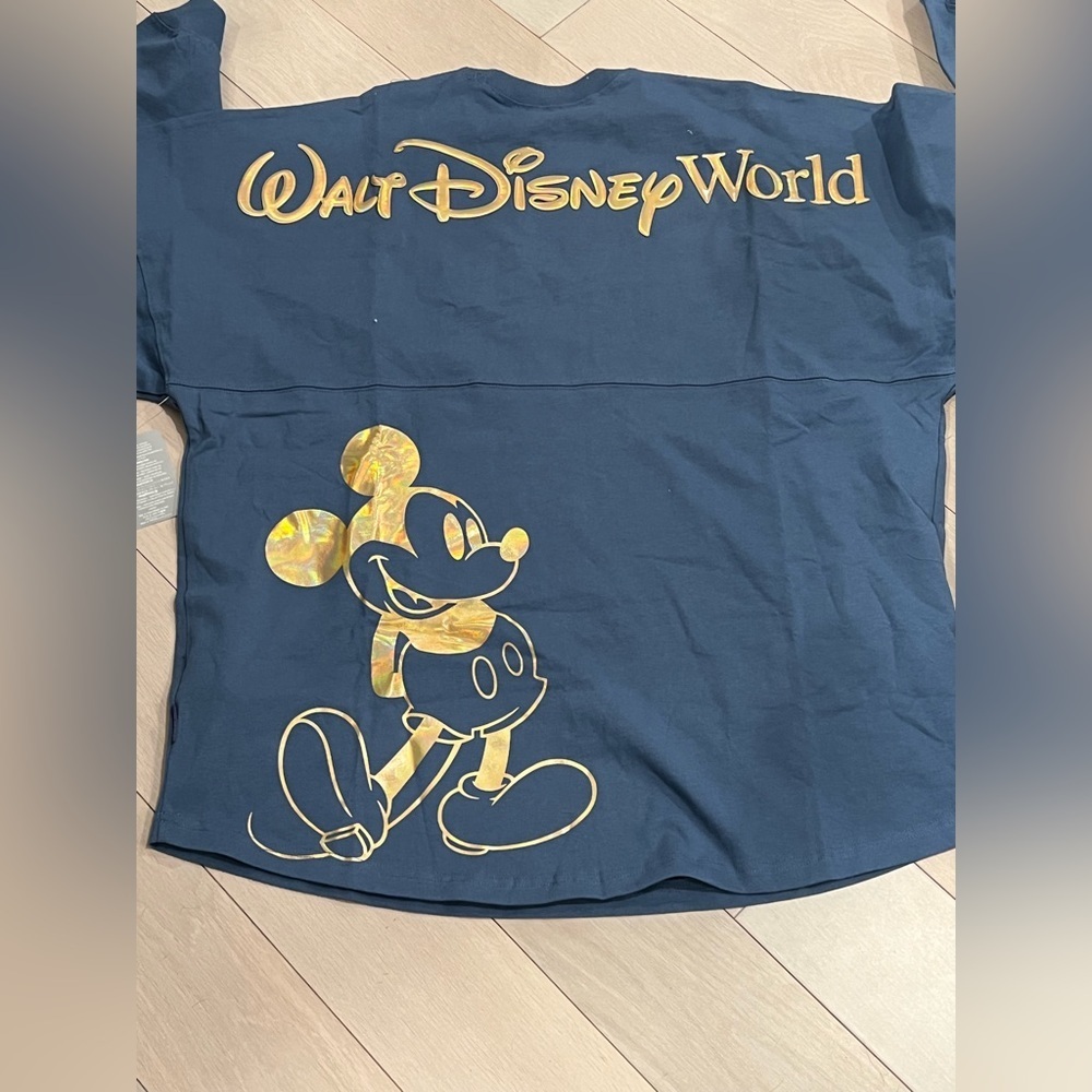 NWT Disney Parks WDW 50th Mickey Mouse EARidescent Spirit Jersey XL - Picture 3 of 6
